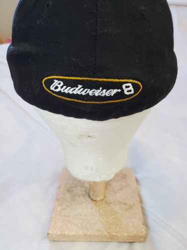 Gorra Nascar Chase Dale Earnhardt Jr #8 roja negra Bud Budweiser cerveza Nu-Fit - Imagen 5 de 9