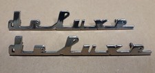 Wartburg Deluxe lettering pair for 353 sedan tourist new aluminum