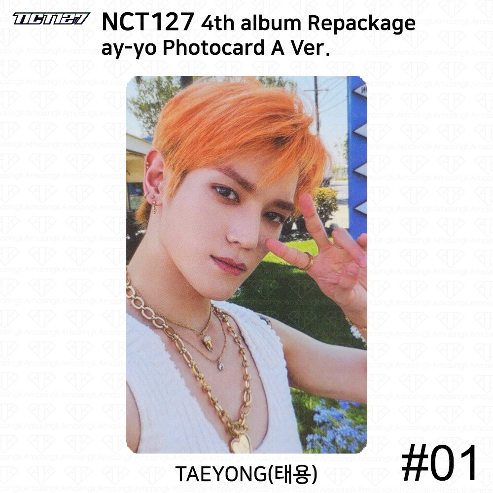 NCT 127 4th Album Repackage Ay-yo Official Photocard Version A B