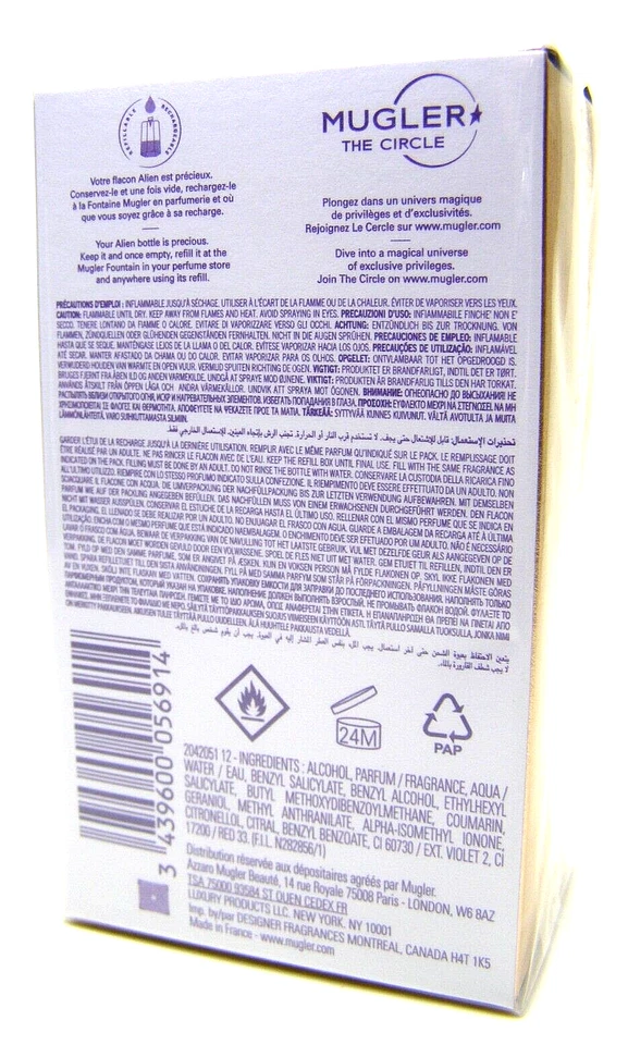 Thierry Mugler Refillable Nachfüllbar Talisman ALIEN Eau de Parfum 30 ml - Bild 2 von 2