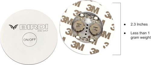 - Disc Golf Lights - LED - Flat Circular Quad-Lite LED Disc Golf Lights-Very Bri - Picture 3 of 12