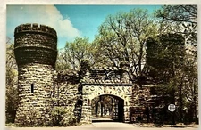 1955 Lookout Mountain TN Chattanooga Point Park Entrance Civil War Postcard Vtg