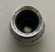 Hugo Meyer Kino Plasmat 12.5mm f1.5 D Mount Cine Movie Camera Lens