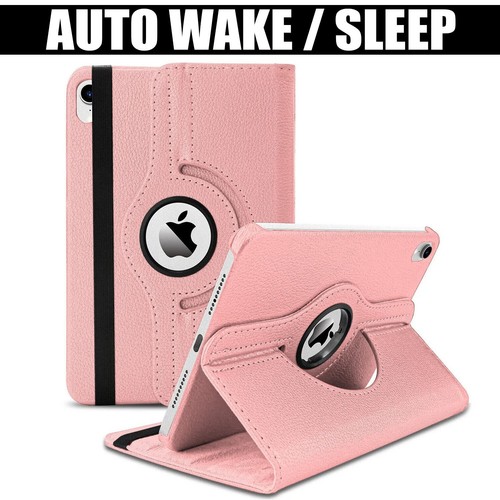 For iPad Pro 11/Air 11" 2024 Leather Stand Case Cover 360° Rotating Wake/Sleep - Picture 19 of 23