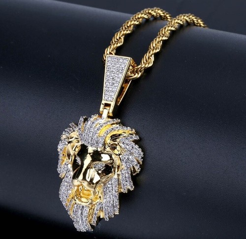 Hiphop Lion King Necklace Pendant | eBay