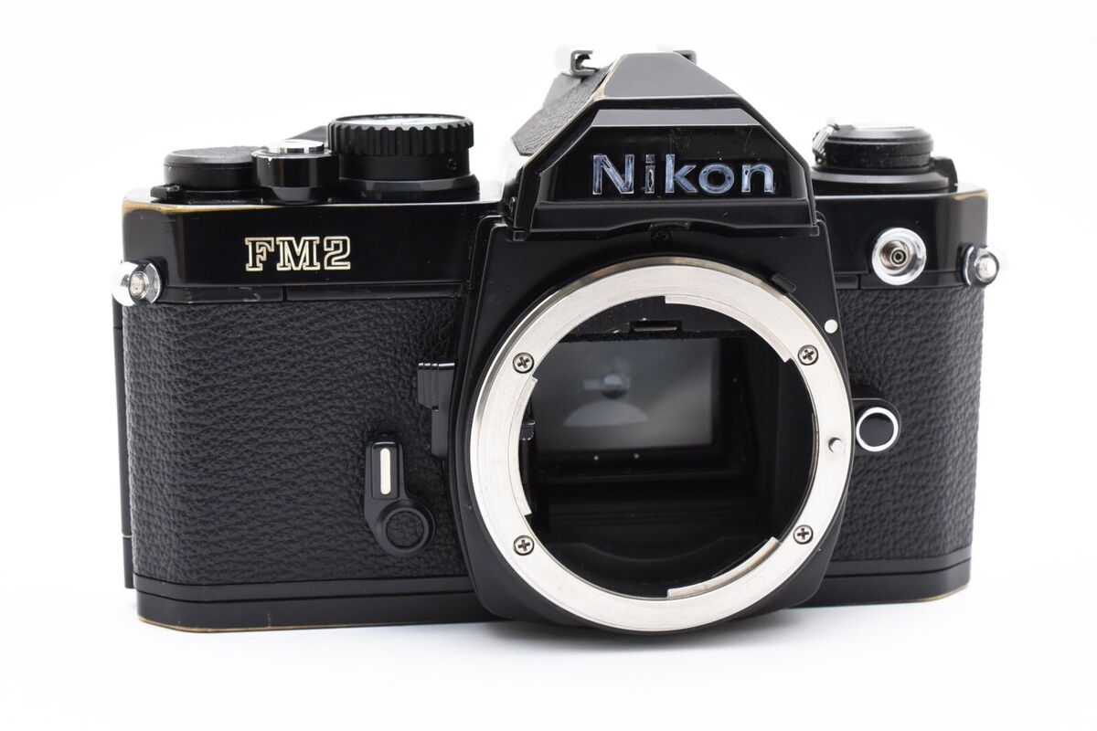 Nikon FM2 BLACK 35mm SLR Film Camera Body w/MF-12 From JAPAN Nikon FM2 BLACK 35mm SLR Film Camera Body w/MF-12 From JAPAN