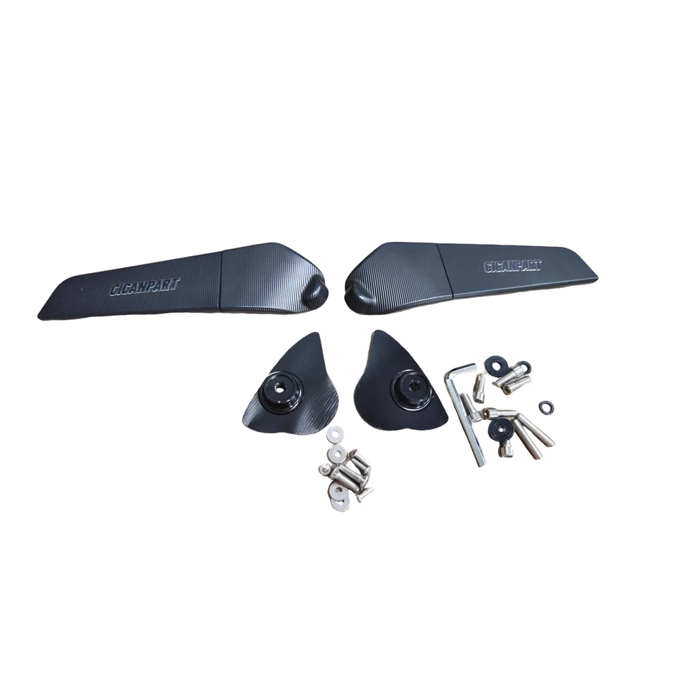 Espejos retrovisores con aleta giratoria para Yamaha YZF R6 2017-2021 YZF R7 2021-2023 Foto 2 de 4