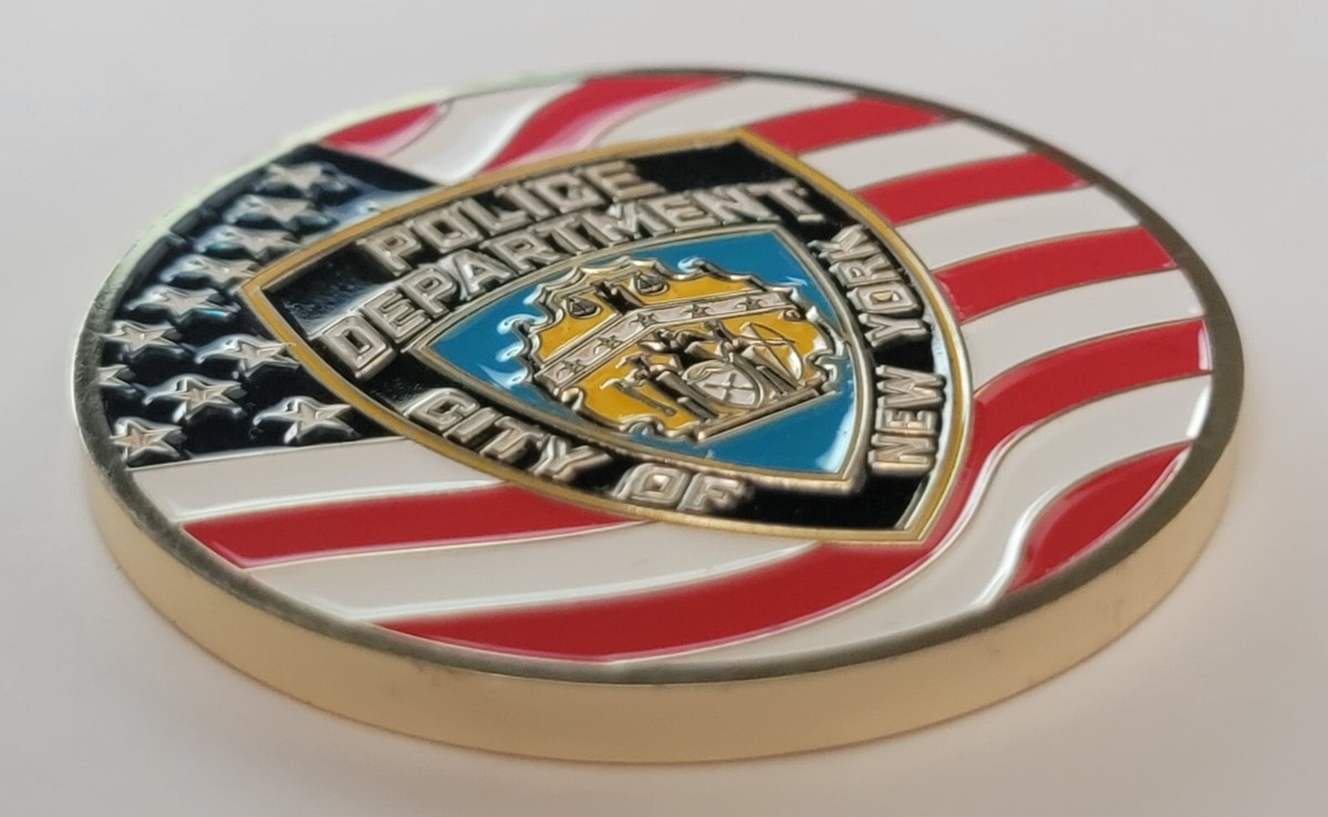 NYPD NEW YORK'S FINEST POLICE CHALLENGE COIN | eBay