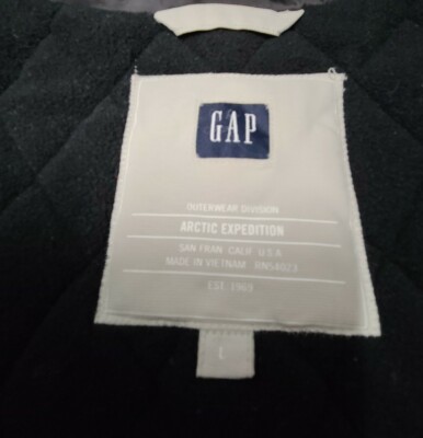 GAP ARCTIC EXPEDITION ジャケット Gap Arctic Expedition Men's Zip Up Winter Jacket Size Large