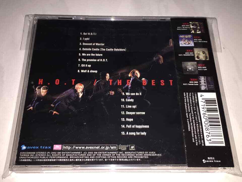 H.O.T. HOT 2002 The Best Taiwan OBI CD + 40P Photo Book 寫真集