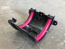 uPVC Black Half Round Gutter Union Bracket FreeFoam Freeflow