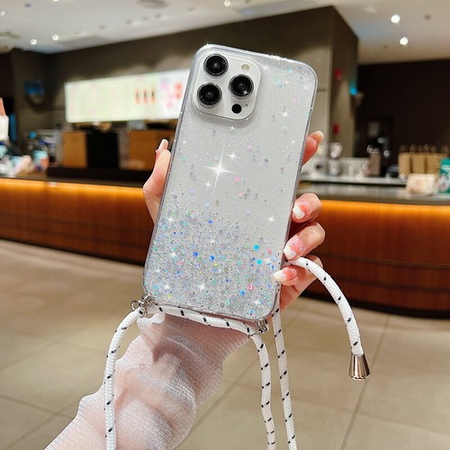 Coque Etui Paillettes Antichoc Pour iPhone 16 15 14 13 12 Pro Max Longe Silicone - Photo 2 sur 14