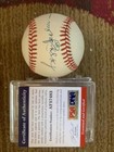 Reggie Jackson Dennis Eckersley Signed Autograph Auto Rawlings Ball MLB PSA/DNA