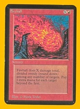 MTG FIREBALL Alpha (OldManMTG 011-977)