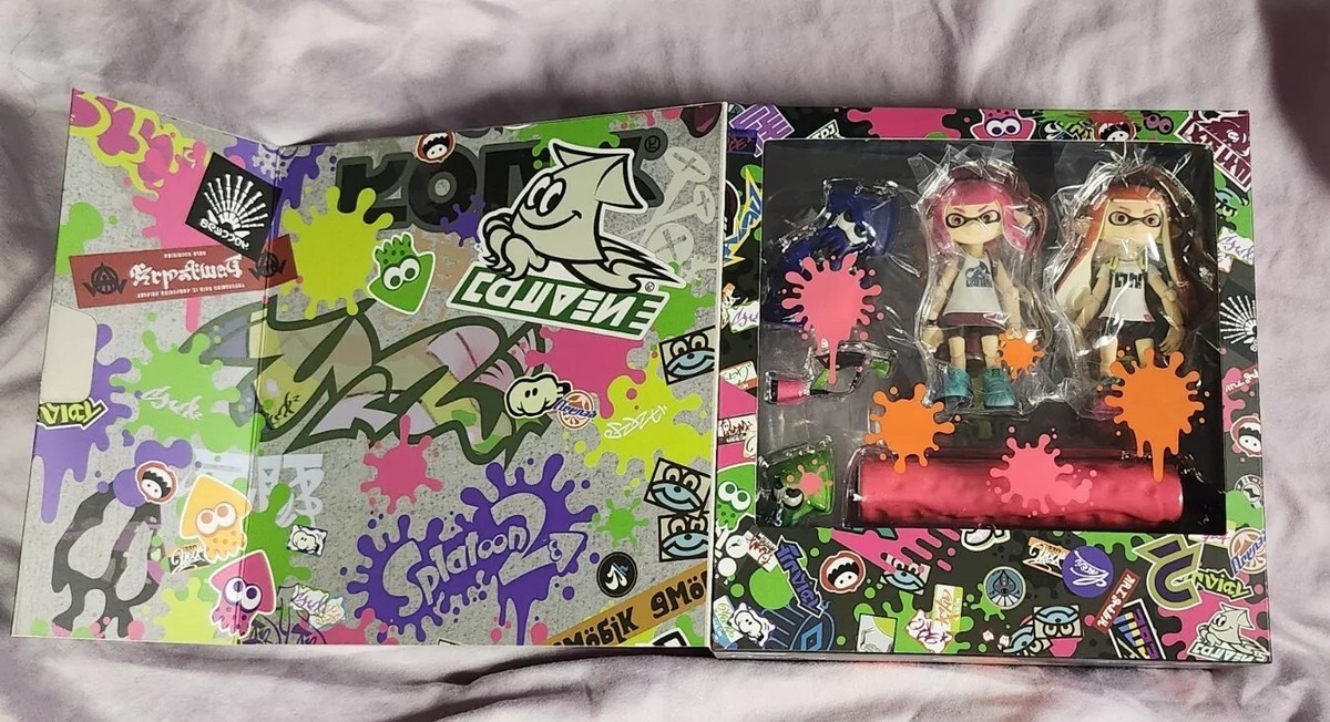 NEW Splatoon 2 Figma 400-DX Splatoon Inkling Girl DX Edition