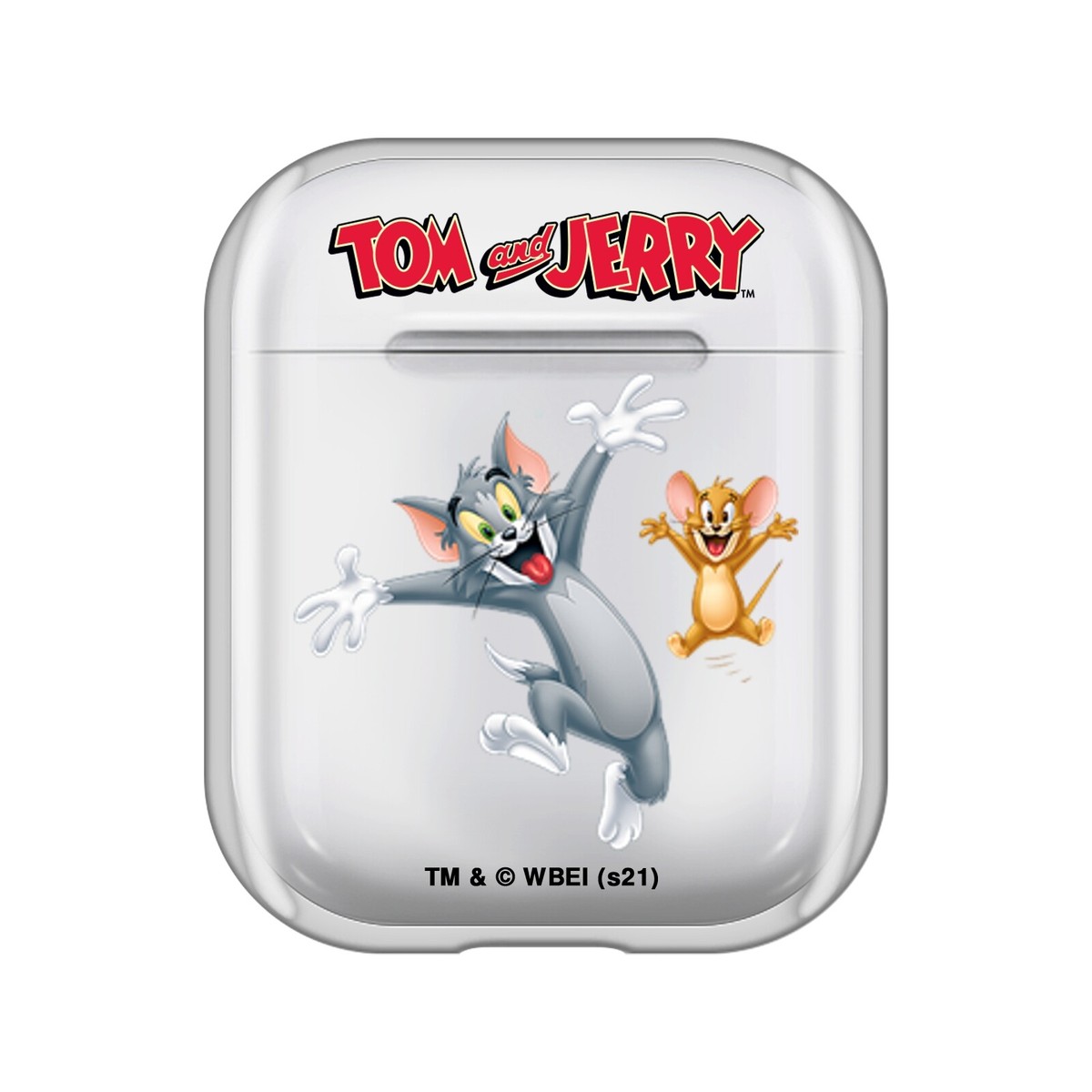 OFFICIAL TOM AND JERRY GRAPHICS CLEAR HARD CRYSTAL COVER CASE FOR