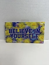 Inspirational 3D Wall Plaque  Believe in Yourself