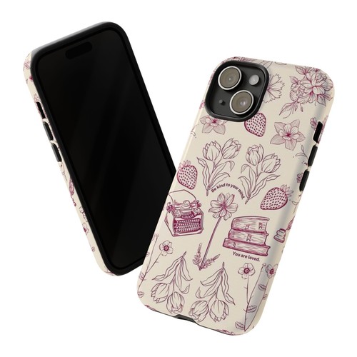Blush Bookish Coquette Phone Case | X22 - 第 40/271 張圖片