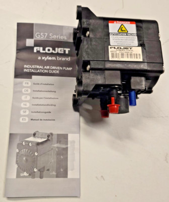 Flojet G573205A Chemical Air Operated Diaphragm Pump 9.5mm / 3/8'' Hose