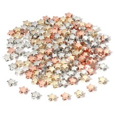 200pcs Celestial Star Spacer Loose Beads for DIY Crafts Jewelry Earring Making