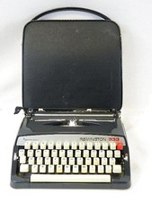 Vintage Sperry Rand Remington Model 333 Portable Typewriter w/Case - FREE SHIP thumbnail