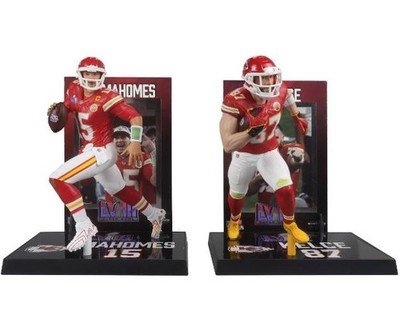 Travis Kelce/Patrick Mahomes (Chiefs) NFL 7'' Figure McFarlane 2-Pack