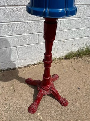 Vintage Carousel King Gumball Machine with Cast Iron Pedestal 