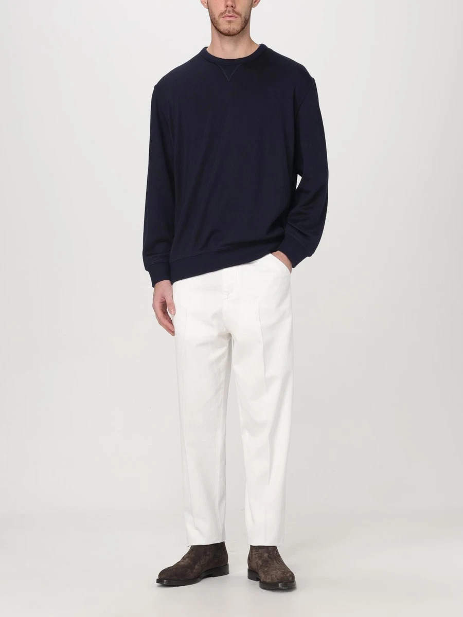 Pull Brunello Cucinelli - Laine, Cachemire & Soie - Colorblock - Taille 48/M - Occasion