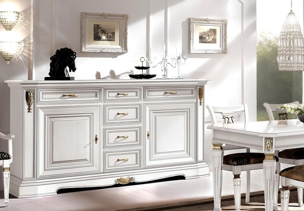 Anrichte Kommoden Regal Holz Designer Kommode Schrank SchräNke Holz Anrichte Neu-image