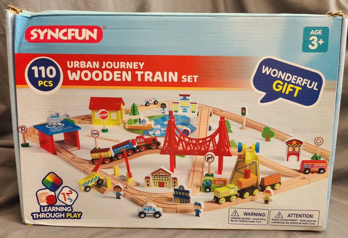 Tren Juguete Tren ABC Preescolar Unico - Construcción Con Ladrillos, Aprende Números Y Colores Juego Construcción Niños Pequeños