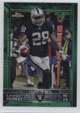 2015 Topps Chrome Green Refractor Latavius Murray #89 fm0