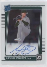 2021 Panini Donruss Optic Rated Rookie Signatures Daulton Jefferies Auto 00em