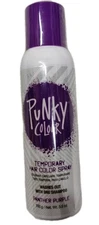 • New Punky Colour Panther Purple Temporary Hair Color Spray Washes Out