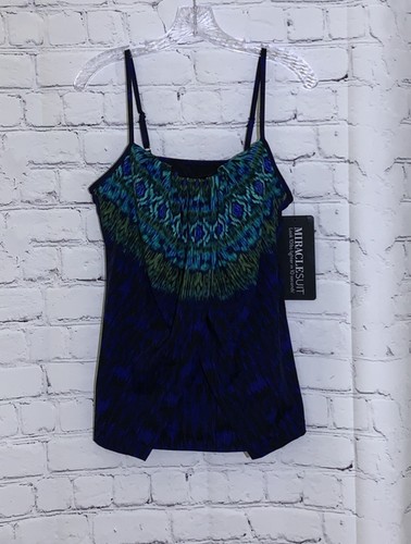 Miraclesuit Débardeur Femme 16 Jubilé Bleu Multi Underwire Tank