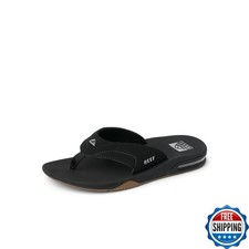 Reef Fanning Men's Sandals - Black/Silver, Size 9 - Bottle Opener