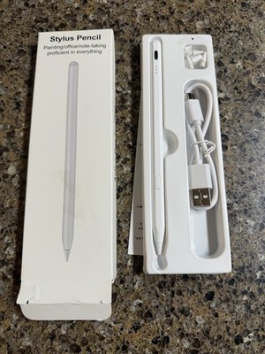 Magnetic White Active Stylus Pencil for Apple iPad Universal USB Charging