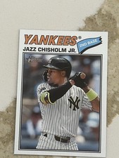 Jazz Chisholm Jr. New York Yankees 2026 Topps Heritage #196