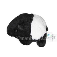 Peluche animale A-SHOW Munumamu sacchetto fagioli tapiro malese