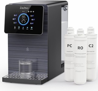Zachvo Puri V12 Countertop Reverse Osmosis System Hot Water Dispenser