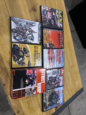 LOT Of 11 MOTOCROSS Motorcycle EXTREME STUNTS DIRT BIKE SPEED DVD's Nice Copies