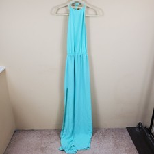 Show Me Your Mumu Heather Halter Dress in Sea Glass Crisp Women's Size S
