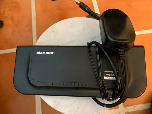 Diamond DisplayLink USB 3.0 Dual Video Docking Station Model DS3900V2 power cord - 第 1/3 張圖片