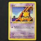 1ST EDITION Shadowless Abra 43/102 Base Set 1999 WOTC Nintendo Pokémon Card