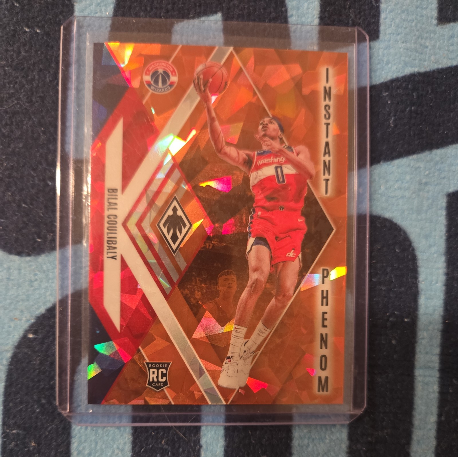 2023-24 Panini Phoenix - Instant Phenom Bilal Coulibaly #15 Orange Ice /249 (RC)