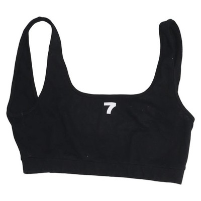7 Days Active, Sport-BH, Größe: M, Schwarz, Bio-Baumwolle, Einfarbig, Damen #f4E