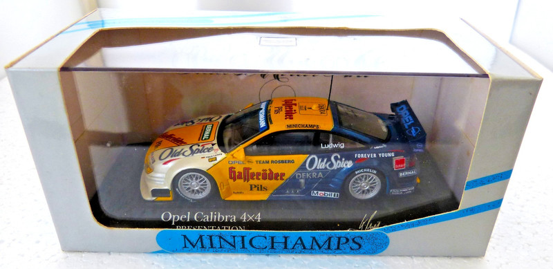 1:43 Minichamps/Pauls Model Art OPEL CALIBRA V6 PRESENTATION 1995 Driver Rosberg