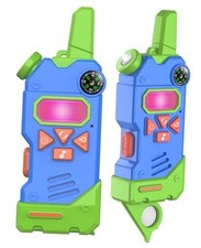 Walkie Talkies for Kids,5 Colourful Channels 2 Way Radio,Compass Blue