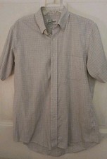Sears Roebuck  Co Men's SS Multicolored Plaid Button Up Shirt Sz 16.5