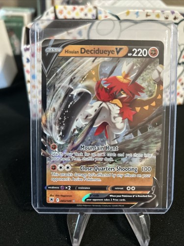 Hisuian Decidueye V - #083/189 - Pokemon TCG: Astral Radiance Ultra Rare Card