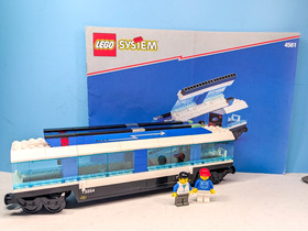 Lego 4561 * RAILWAY EXPRESS Train w/Transformer/Regulator Minifigs/Manuals 9V